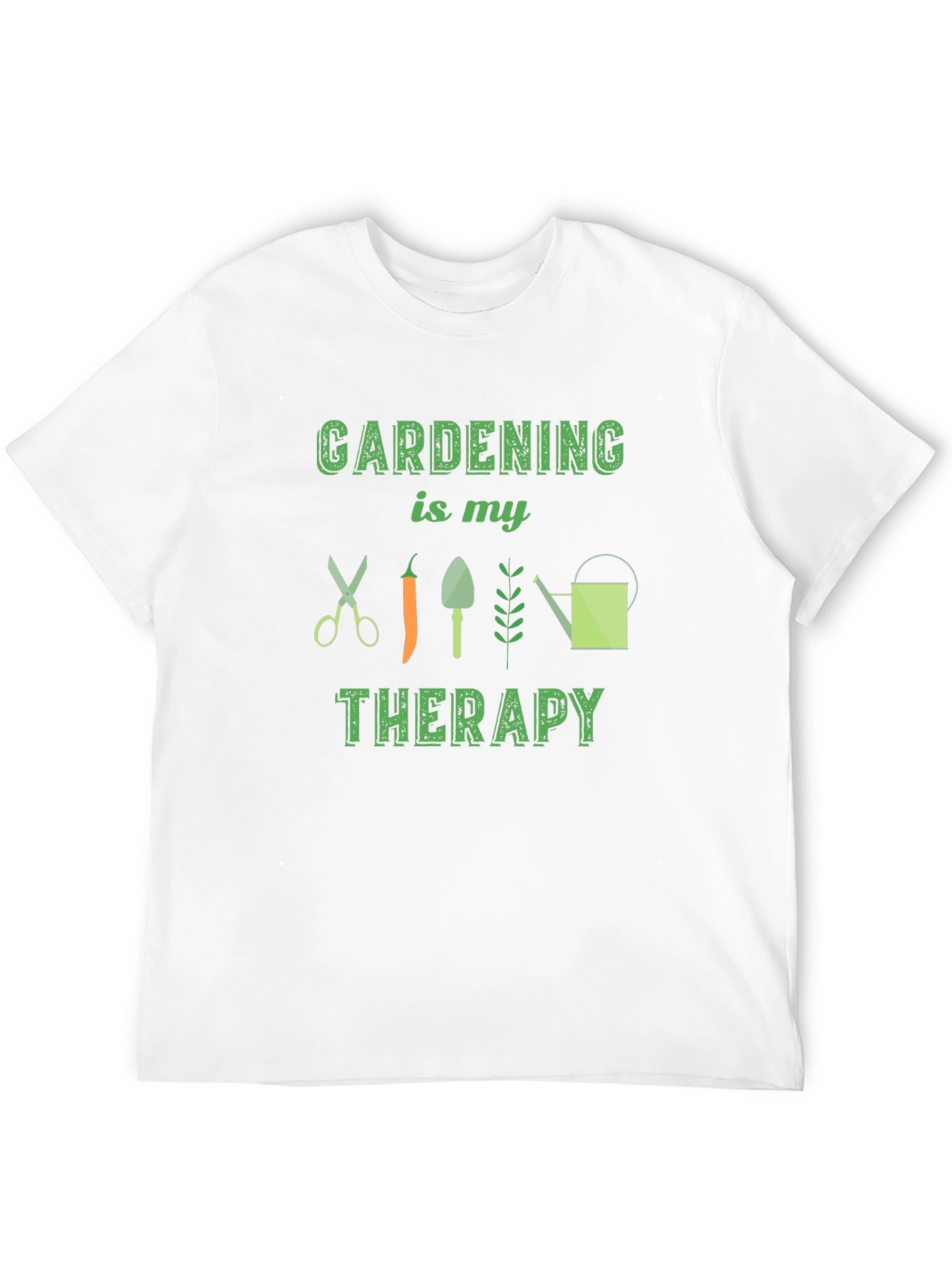 Gardening Therapy Graphic Tee - Soft Cotton Comfort