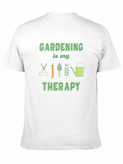 Gardening Therapy Graphic Tee - Soft Cotton Comfort