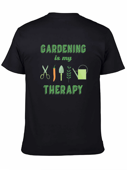 Gardening Therapy Graphic Tee - Soft Cotton Comfort