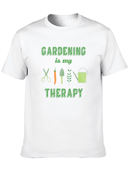 Gardening Therapy Graphic Tee - Soft Cotton Comfort