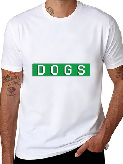 Pixel Dogs Tee - Retro Gaming Style