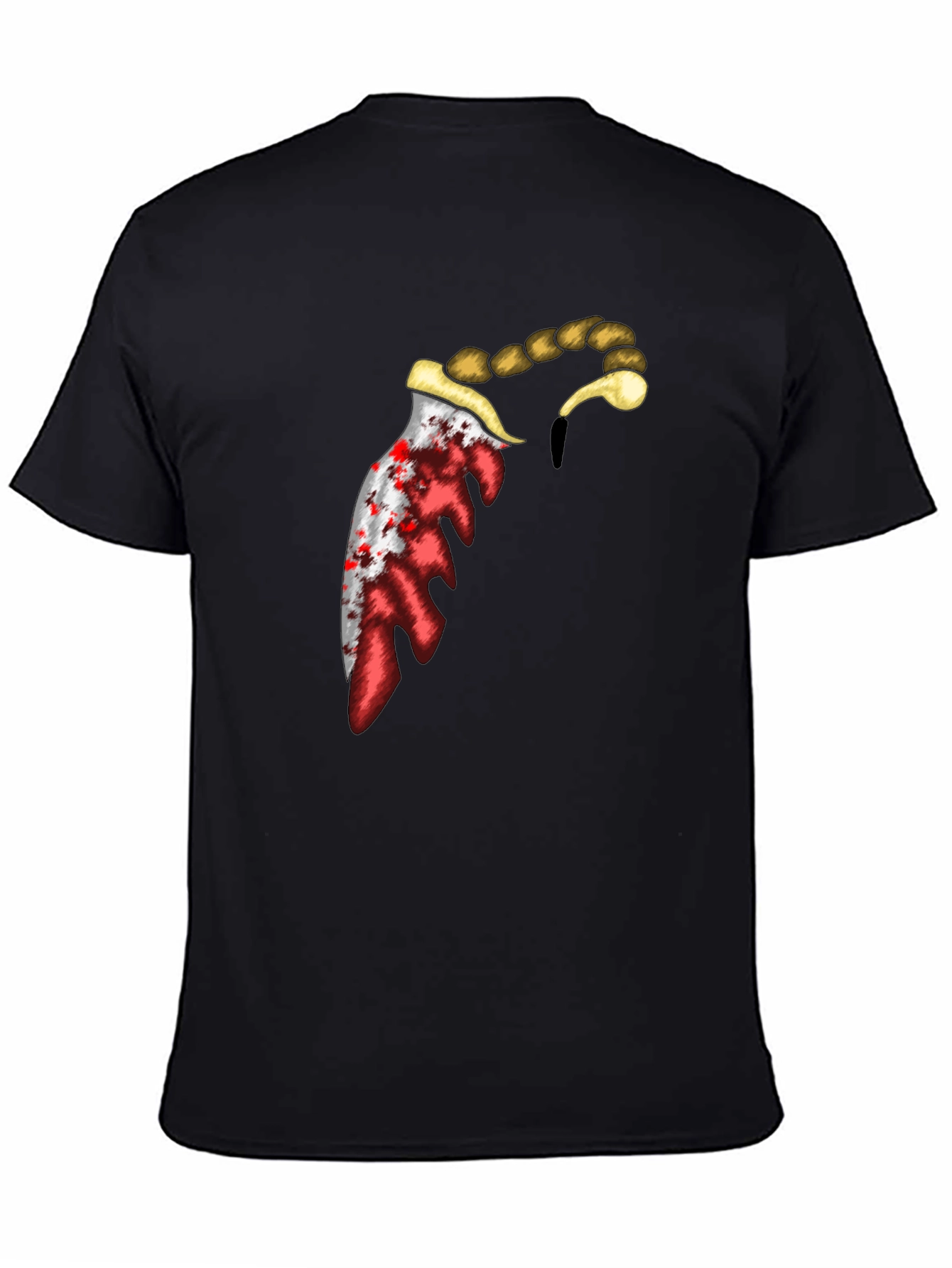 Bloody Knife Graphic Tee - Edgy Design T-Shirt