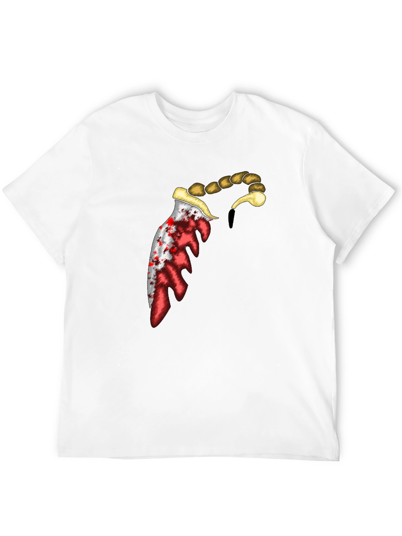 Bloody Knife Graphic Tee - Edgy Design T-Shirt