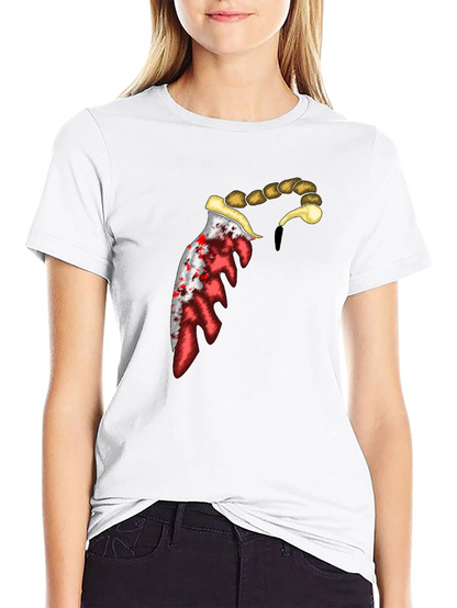 Bloody Knife Graphic Tee - Edgy Design T-Shirt
