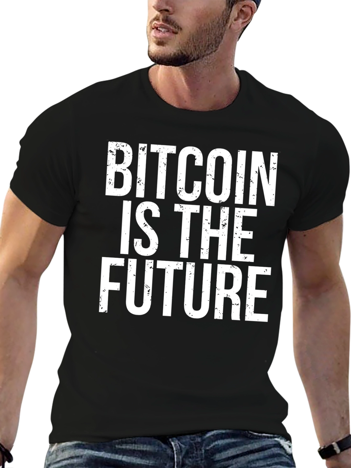 Bitcoin Is The Future Black T-Shirt