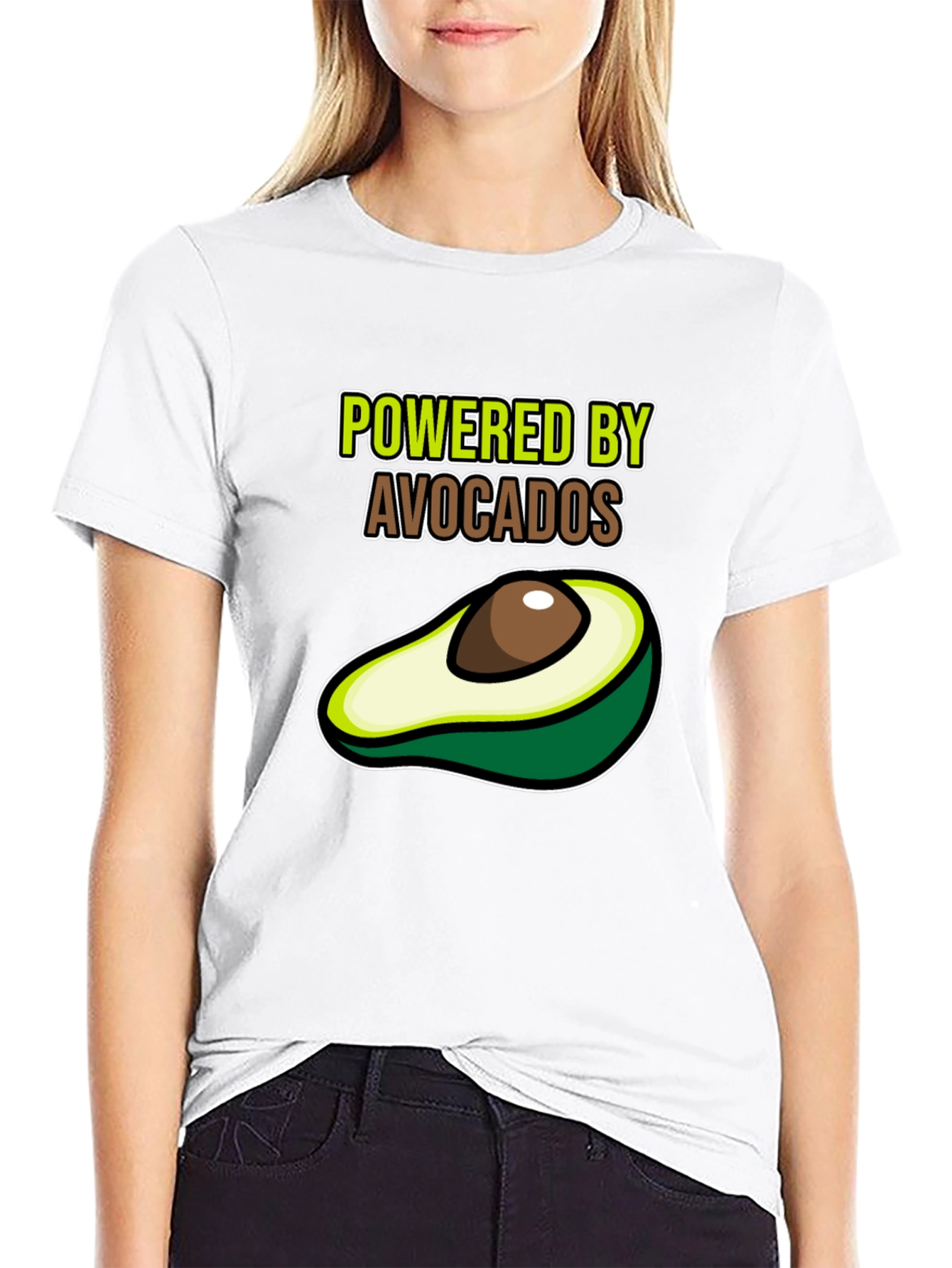 Powered by Avocados Graphic Tee