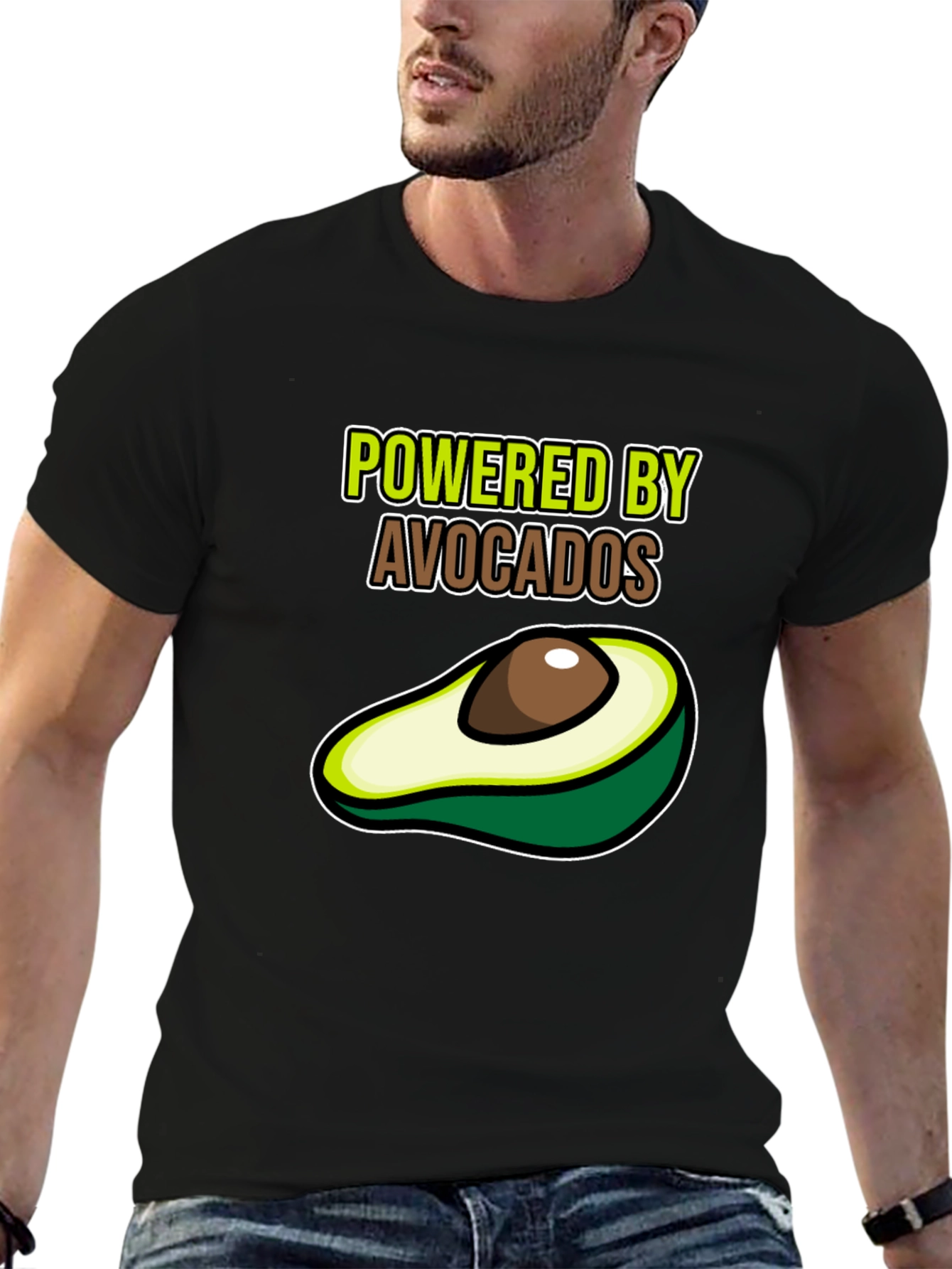 Powered by Avocados Graphic Tee