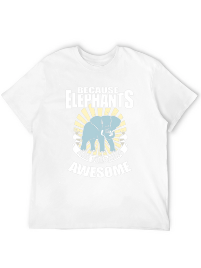 Elephant Graphic Tee - Because Elephants are Awesome!