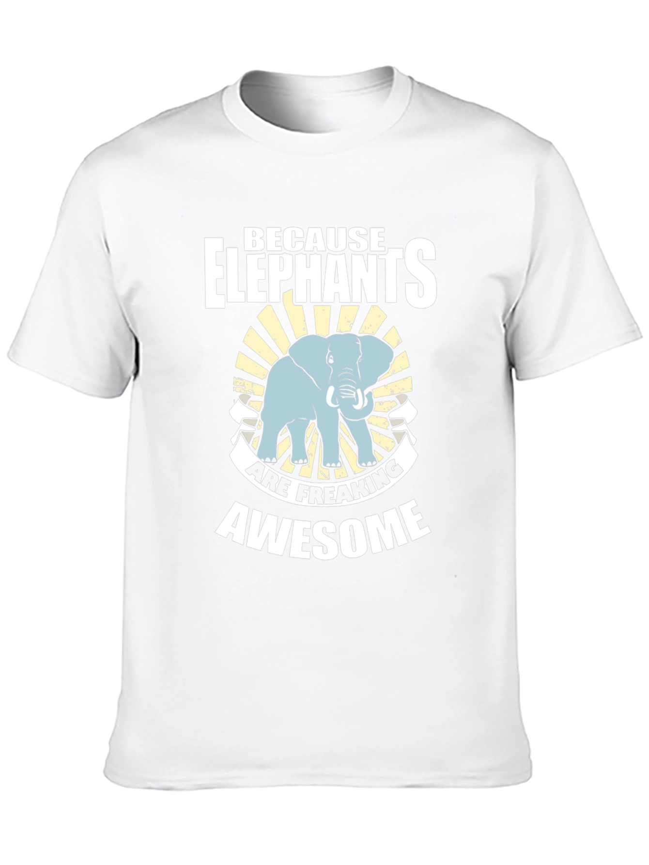 Elephant Graphic Tee - Because Elephants are Awesome!