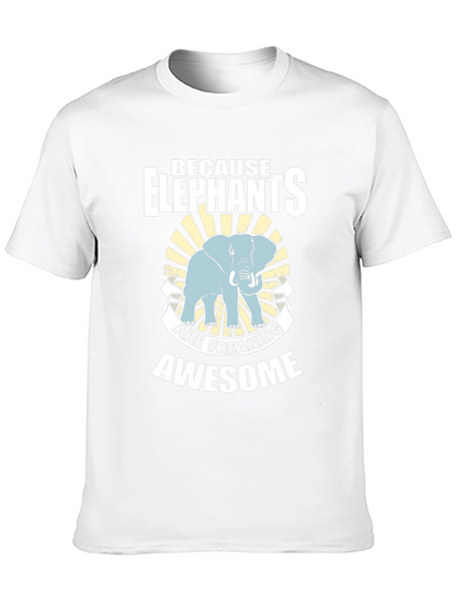 Elephant Graphic Tee - Because Elephants are Awesome!