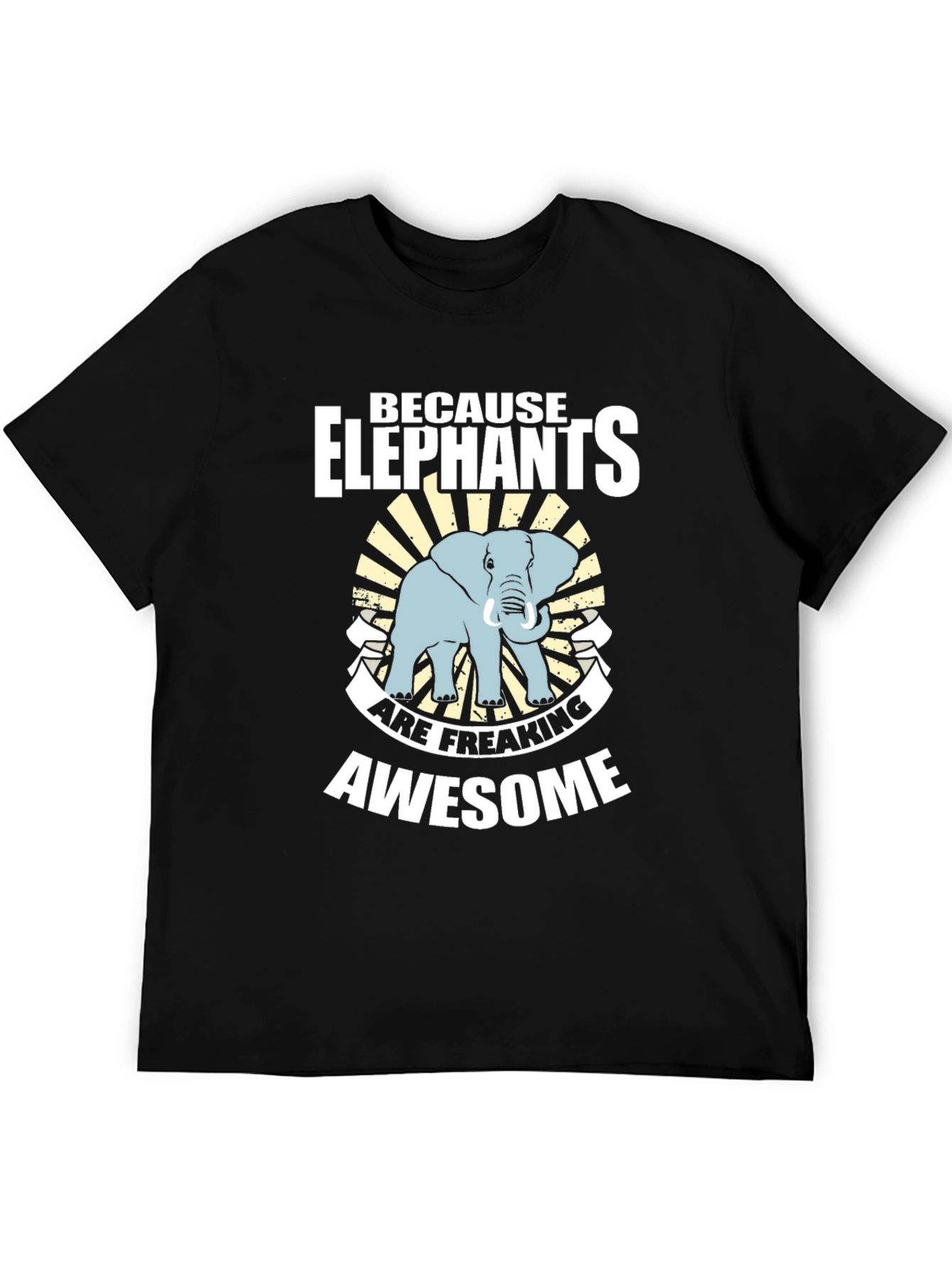 Elephant Graphic Tee - Because Elephants are Awesome!