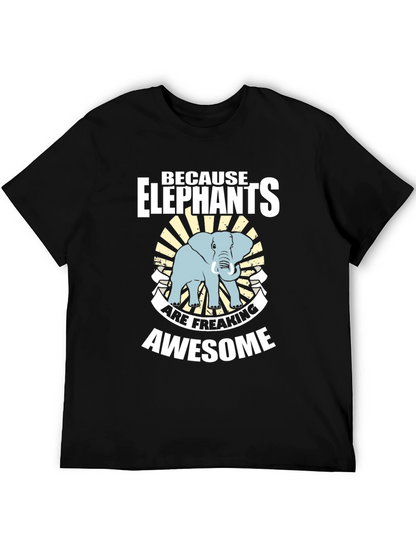Elephant Graphic Tee - Because Elephants are Awesome!