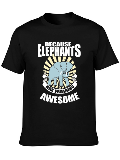 Elephant Graphic Tee - Because Elephants are Awesome!