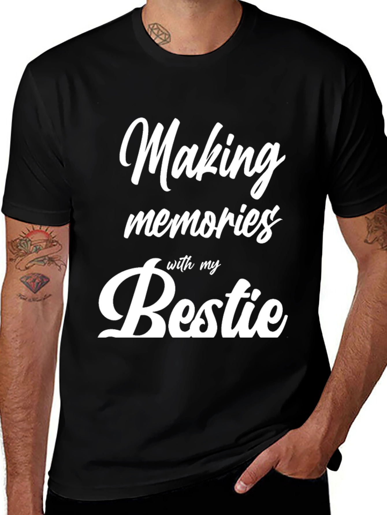 Making Memories with My Bestie Black T-Shirt
