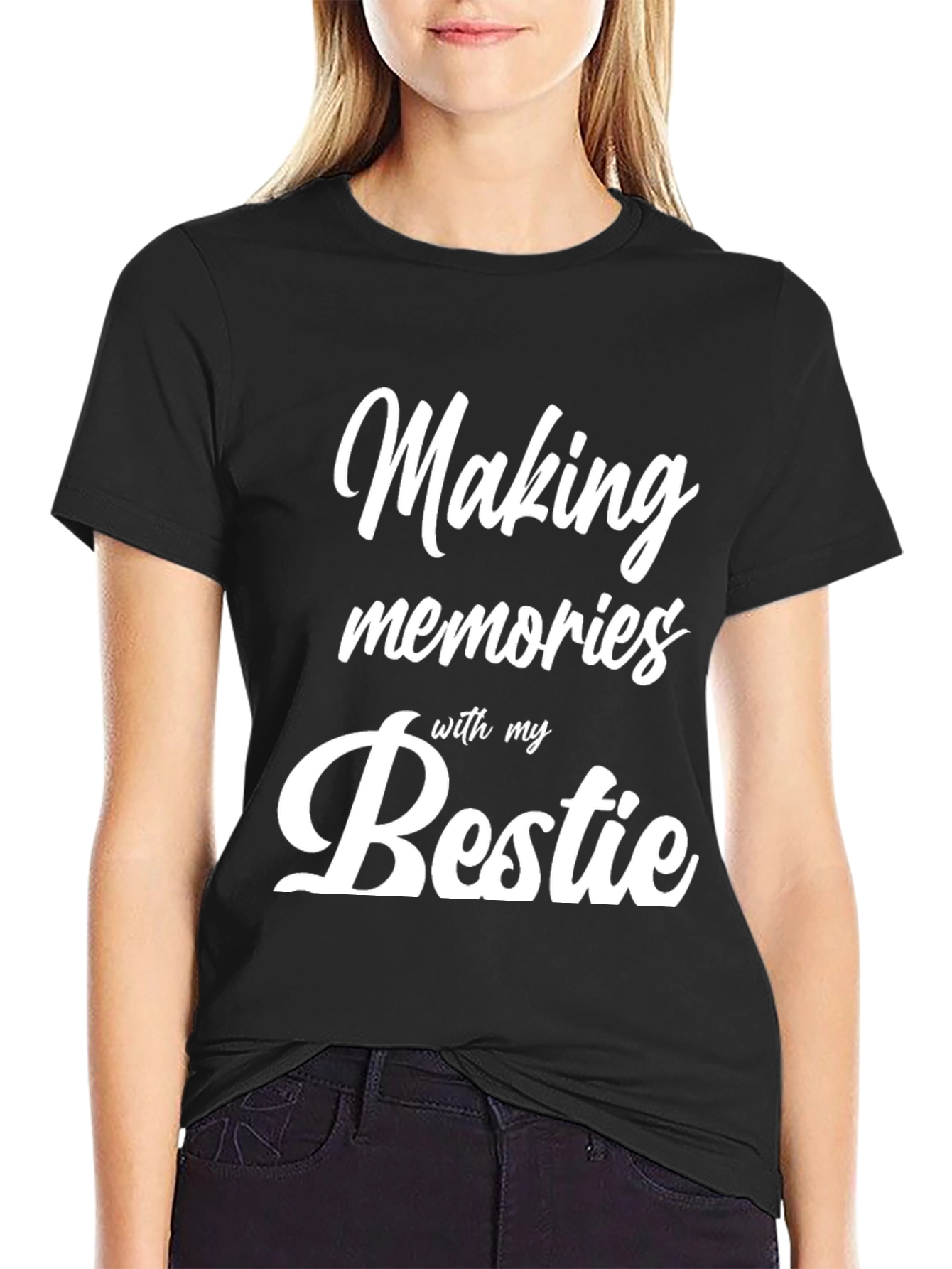 Making Memories with My Bestie Black T-Shirt
