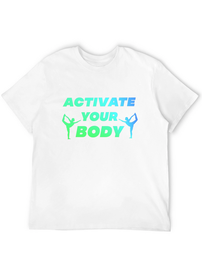 Activate Your Body Black Graphic Tee