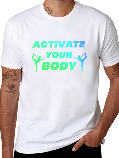 Activate Your Body Black Graphic Tee
