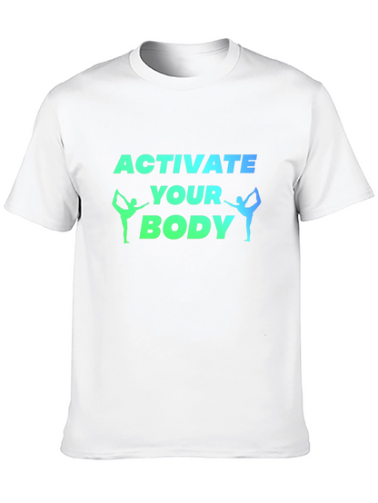 Activate Your Body Black Graphic Tee