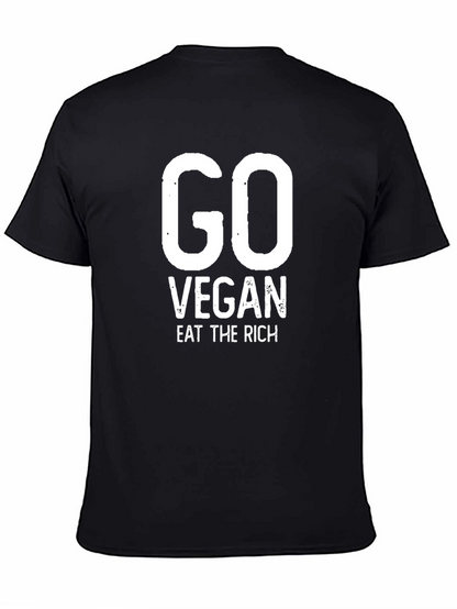 Go Vegan Eat The Rich T-Shirt