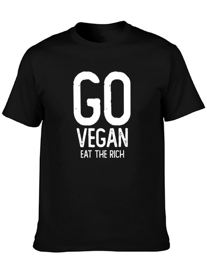 Go Vegan Eat The Rich T-Shirt