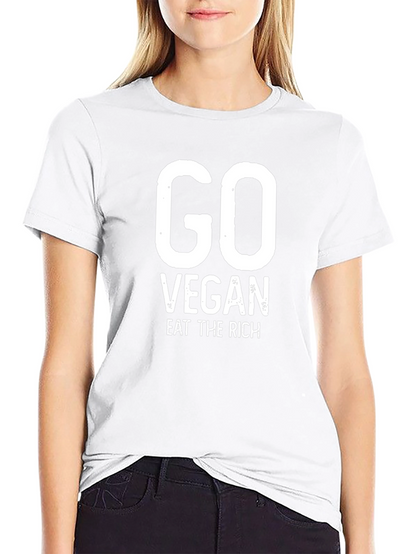 Go Vegan Eat The Rich T-Shirt