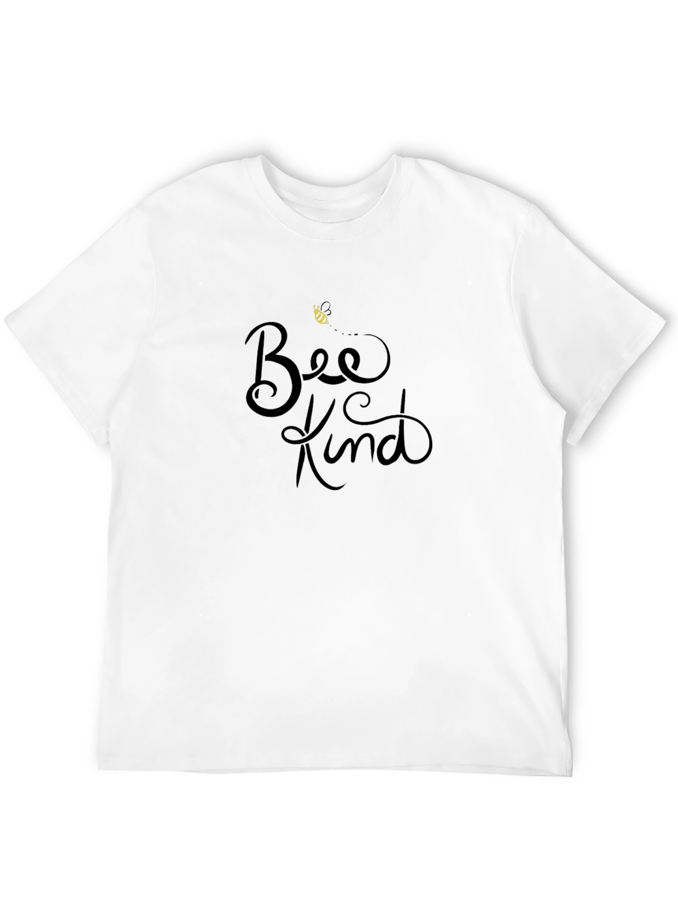 Bee Kind Black T-Shirt - Motivational Graphic Tee