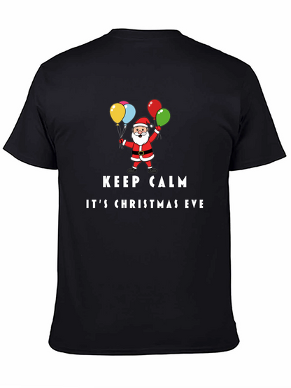 Keep Calm Its Christmas Eve Santa T-Shirt