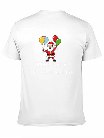 Keep Calm Its Christmas Eve Santa T-Shirt