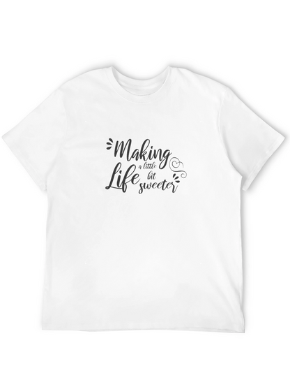 Making Life Sweeter Black T-Shirt