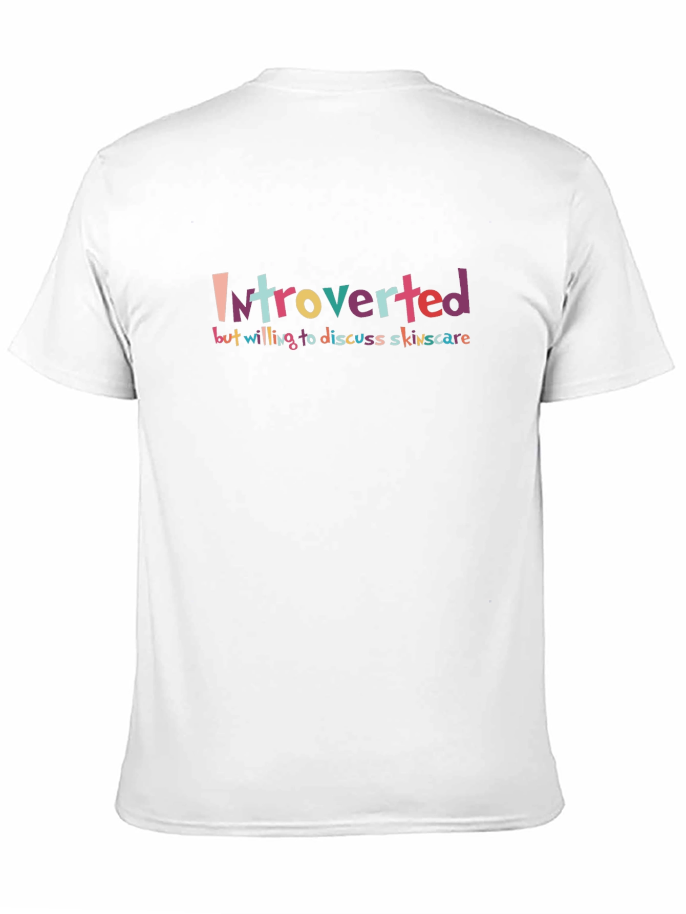 Introverted Skincare T-Shirt: Soft Cotton Tee