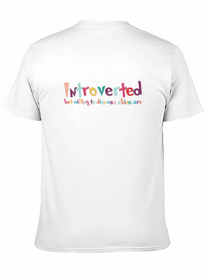 Introverted Skincare T-Shirt: Soft Cotton Tee