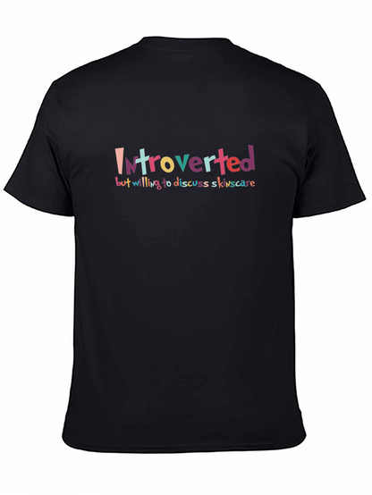 Introverted Skincare T-Shirt: Soft Cotton Tee