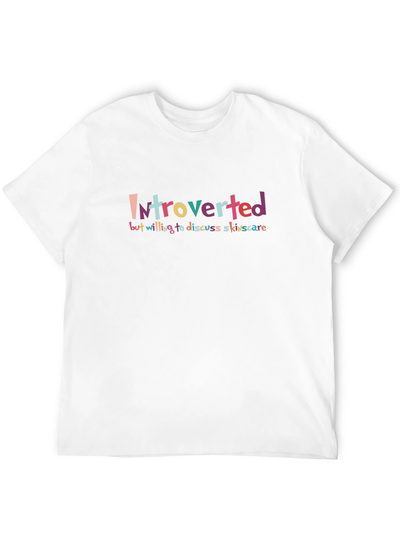 Introverted Skincare T-Shirt: Soft Cotton Tee