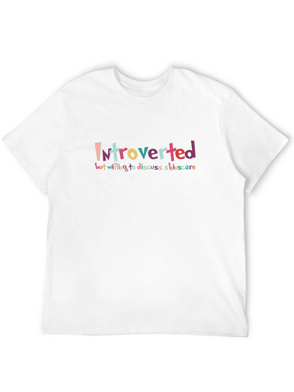 Introverted Skincare T-Shirt: Soft Cotton Tee