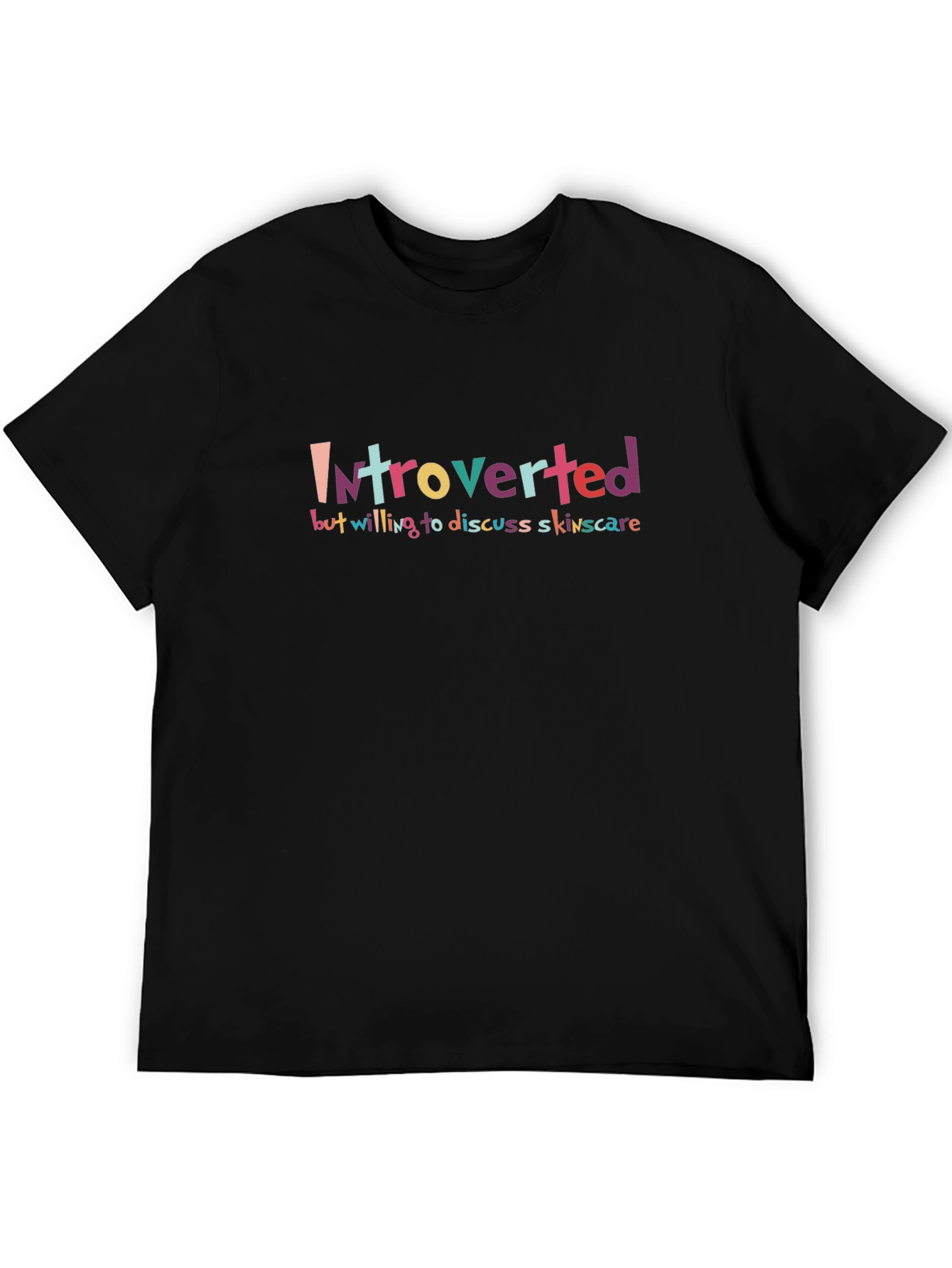 Introverted Skincare T-Shirt: Soft Cotton Tee