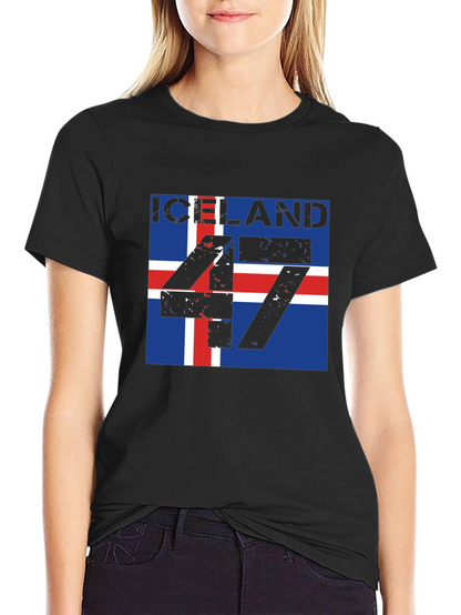 Iceland Flag 47 T-Shirt