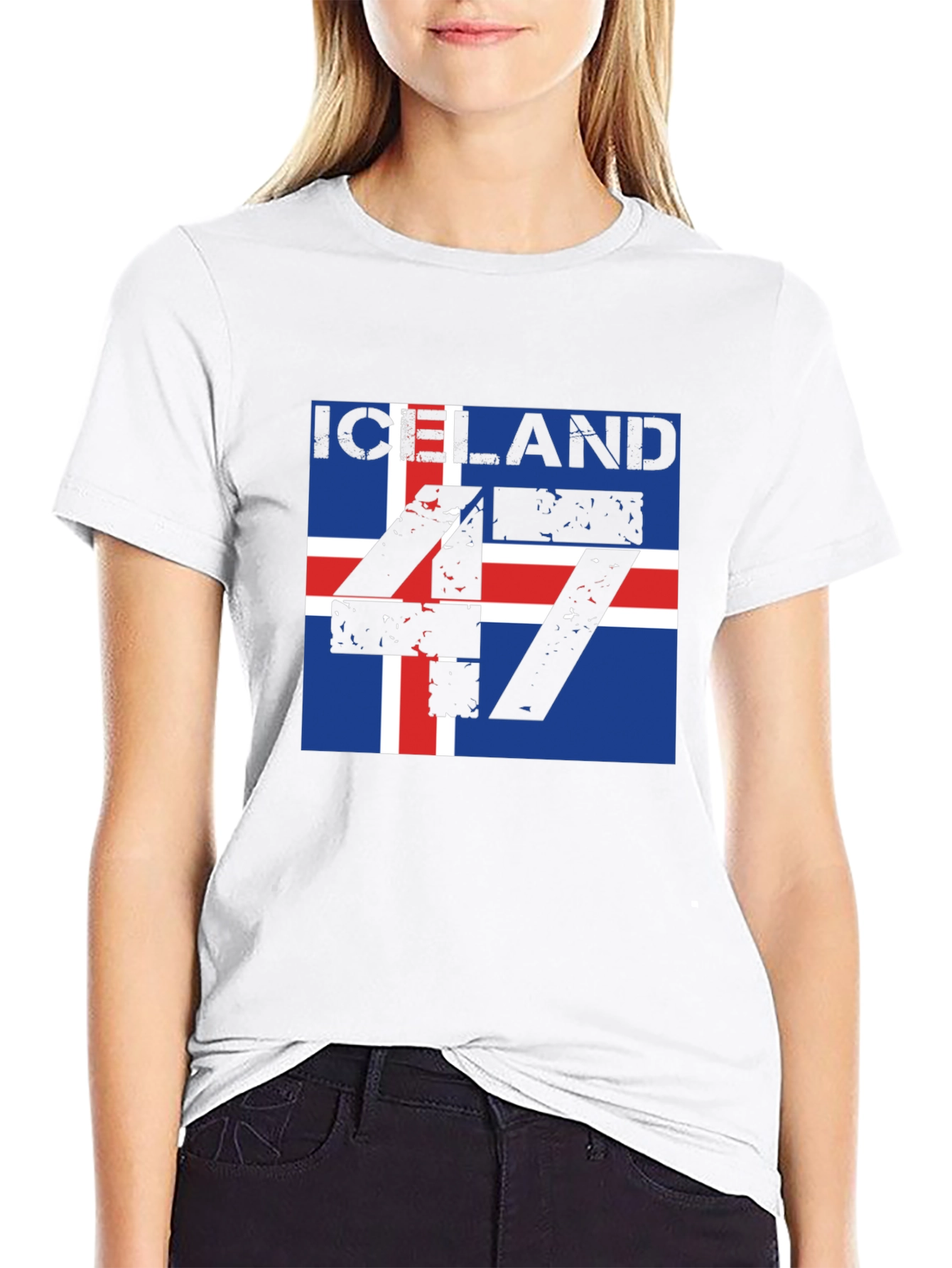 Iceland Flag 47 T-Shirt