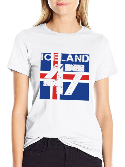 Iceland Flag 47 T-Shirt
