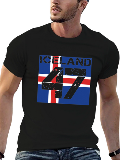 Iceland Flag 47 T-Shirt