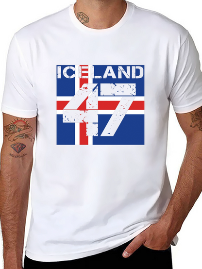 Iceland Flag 47 T-Shirt