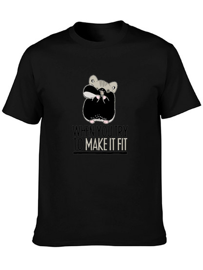 Funny Hamster T-Shirt - Make It Fit