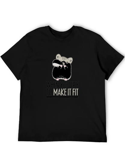 Funny Hamster T-Shirt - Make It Fit