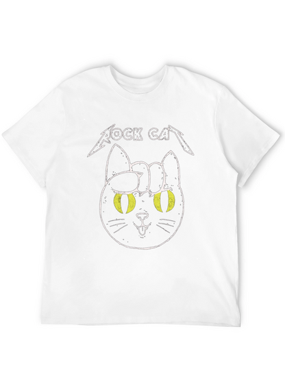Rock Cat Graphic T-Shirt