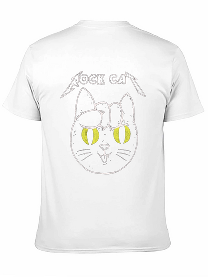 Rock Cat Graphic T-Shirt