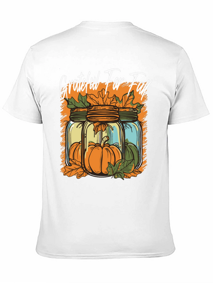 Grateful for Fall T-Shirt Pumpkin Design