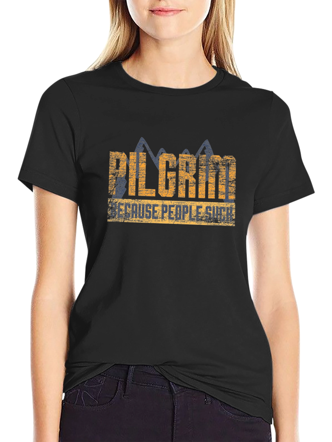 Pilgrim Graphic T-Shirt - Because People Suck