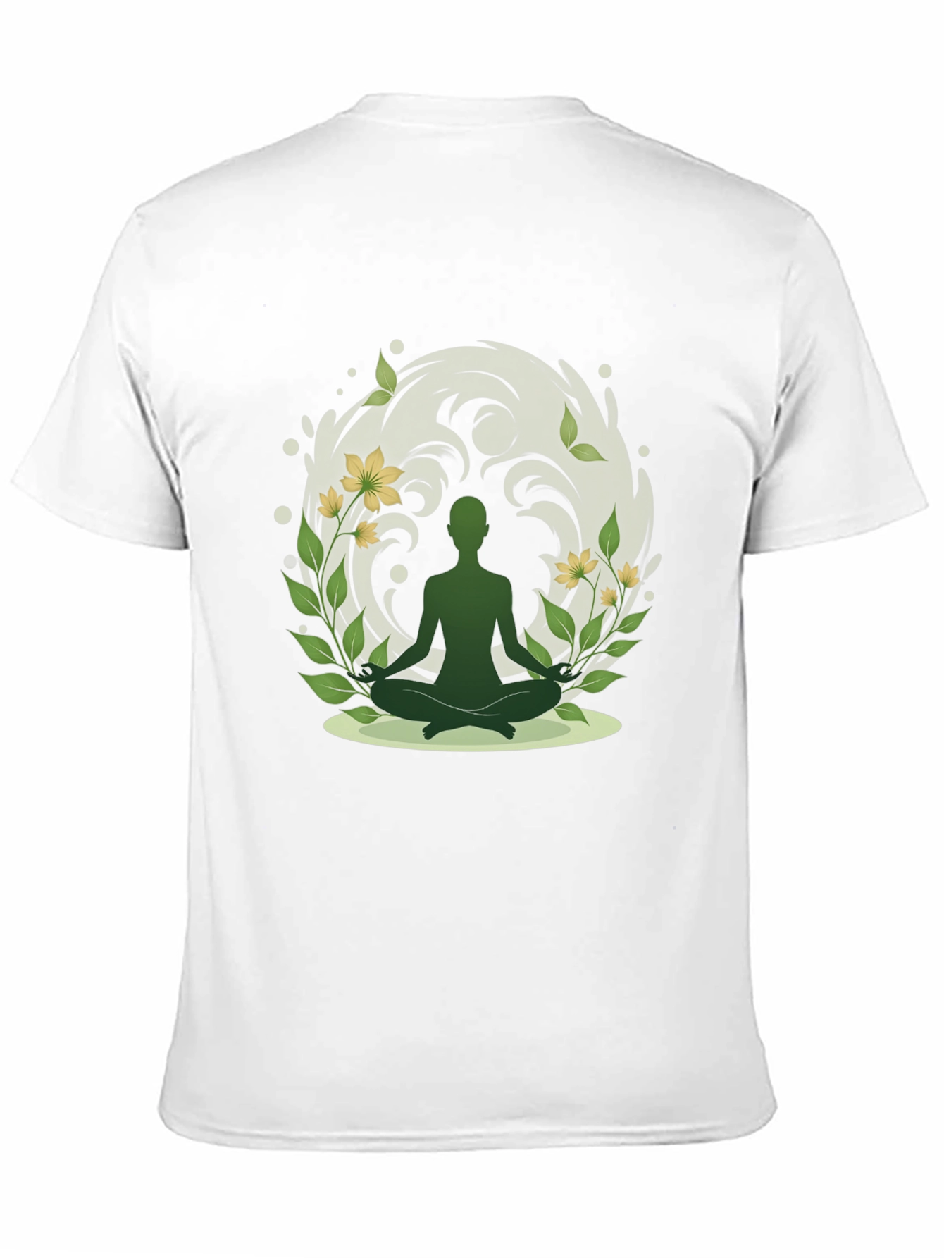 Nature Meditation T-Shirt - Spiritual Zen Design
