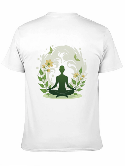 Nature Meditation T-Shirt - Spiritual Zen Design