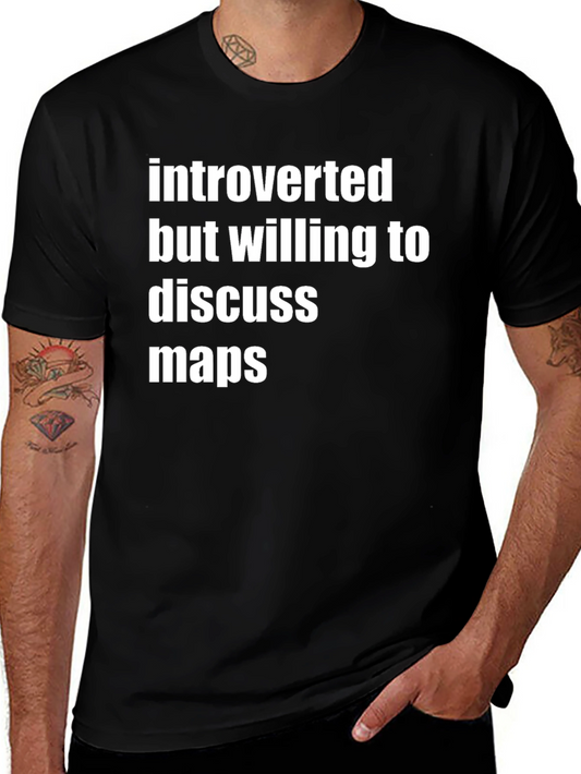 Introverted Maps Graphic Tee