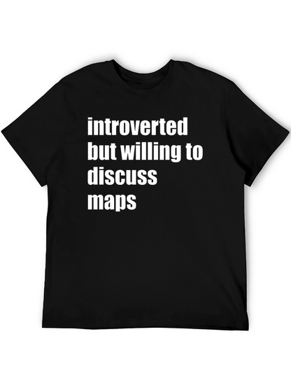 Introverted Maps Graphic Tee